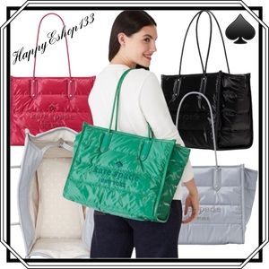 ♠️kate spade Ella Extra Large Tote Quilted Puffy